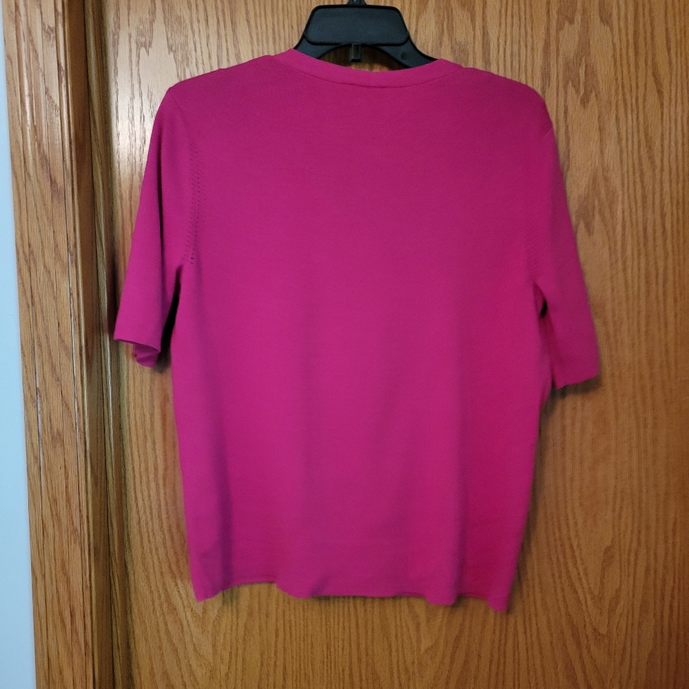 Talbots Pink Kelly Cardigan - Picture 2 of 6